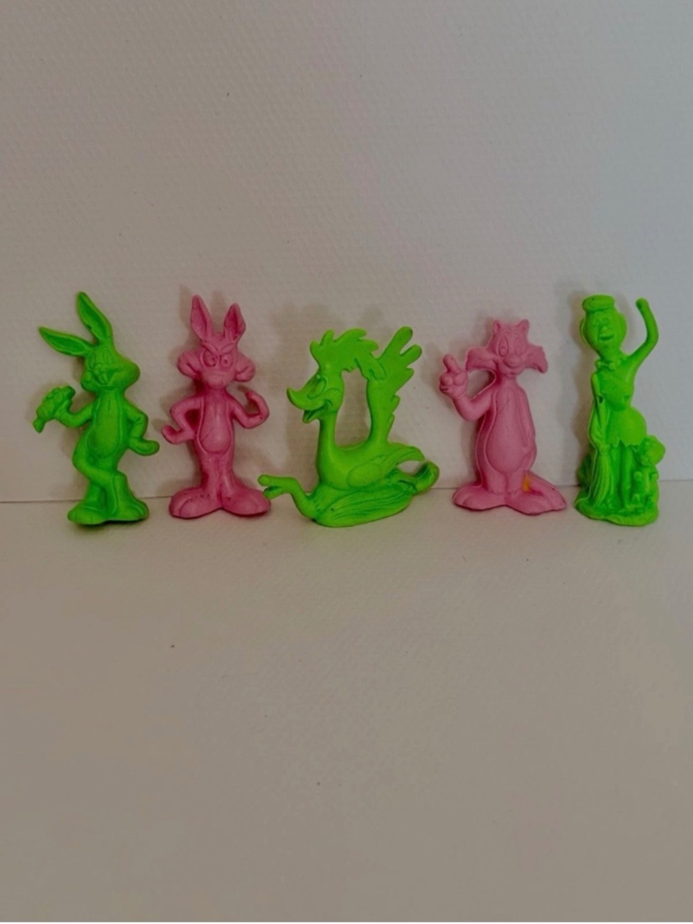 Vintage Diener Warner Bros. Eraser Soft Rubber Road Runner Bugs Bunny Sylvester